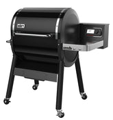 Weber SmokeFire 22510001 Pellet Grill, 672 sq-in Primary Cooking Surface, Side Shelf Included: Yes